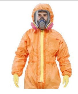 供应美国3M 4640白色带帽连体防护服——专业化学与医用防护解决方案